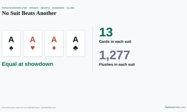 Poker Suits Explained: Do Suits Have Rankings?